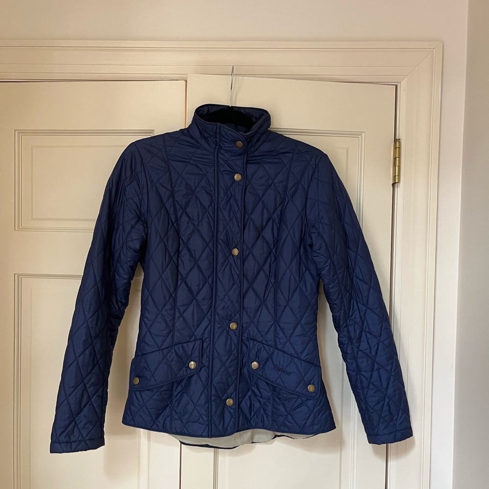Barbour Quilted Puffer Jacket - Deep Blue